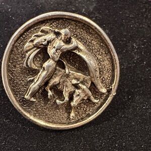 1960’s Mid Century Brutality Chunky Metal Cuff Link